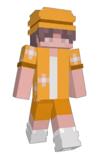 Front of PINKBALD's skin