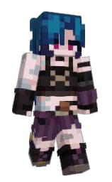 Fluffy3530's Minecraft skin wearing the 15th Anniversary cape