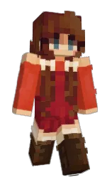 wine berry and espresso Minecraft skin — Slim model — first worn by em0ki