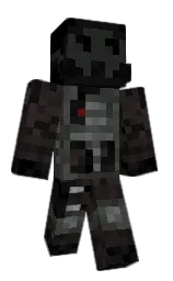 Peer's Minecraft skin wearing the Twisted cape