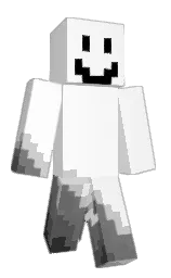 white and boulder Minecraft skin — Classic model