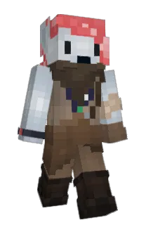 Front of MagnettOlive's skin