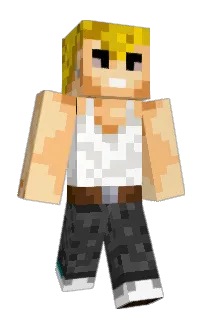 Front of Xlll's skin