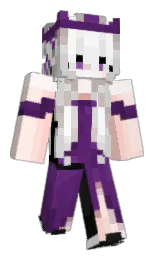 alto and fair pink Minecraft skin — Slim model