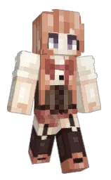 contessa and burning sand Minecraft skin — Slim model — first worn by Macrochip