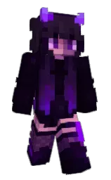 CelesteLove_'s Minecraft skin wearing the Aurora cape