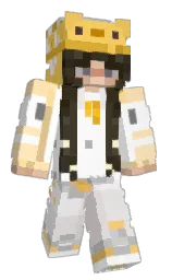 white and dandelion Minecraft skin — Slim model