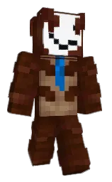 rebel and bronze Minecraft skin — Classic model — first worn by Alfedov