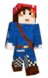 white linen and parchment Minecraft skin — Slim model