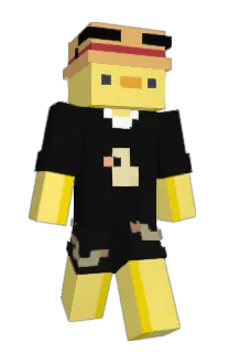 Front of extafied's skin