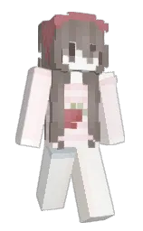 romance and carousel pink Minecraft skin — Slim model — first worn by ro_omina