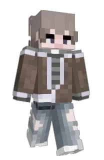 Front of anakie's skin