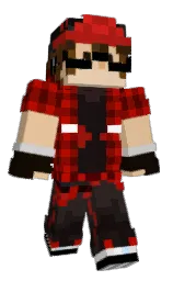 maroon and guardsman red Minecraft skin — Classic model