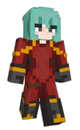 espresso and old brick Minecraft skin — Slim model — first worn by Lychra_