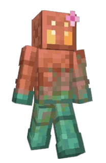 Front of CopperBee's skin