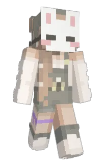 Front of UniAubie's skin