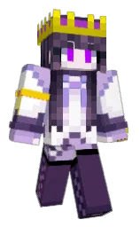 Ranch99's Minecraft skin wearing the Purple Heart cape