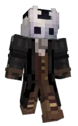 VesseI_'s Minecraft skin wearing the Pan cape