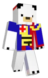 alabaster and provincial pink Minecraft skin — Classic model — first worn by Clownpriecie