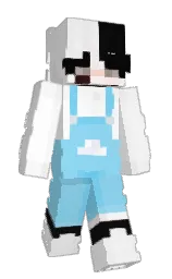 malibu and white Minecraft skin — Slim model — first worn by Dropers