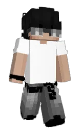 Minecraft-Skin in sugar cane und rose white — Modell: Schmal — zuerst getragen von dymek280285