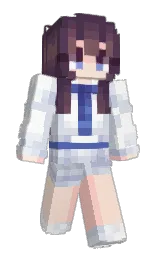 geyser and snow drift Minecraft skin — Slim model — first worn by bingjiu_ovo