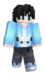woodsmoke and shark Minecraft skin — Classic model