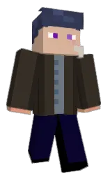 Sansy975's Minecraft skin wearing the 15th Anniversary cape