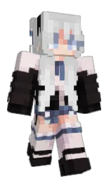 GrandPika's Minecraft skin wearing the Pan cape
