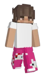 SzymStef's Minecraft skin wearing the Cherry Blossom cape