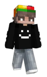 cod gray and black Minecraft skin — Slim model — first worn by Fel0xx19
