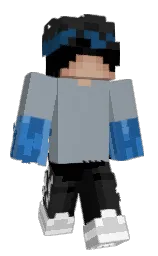 regent gray and black Minecraft skin — Classic model — first worn by Lijass