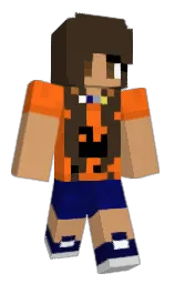 machenna's Minecraft skin wearing the Migrator cape