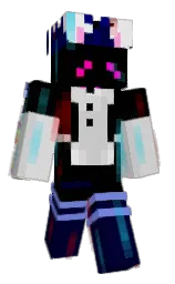black and stratos Minecraft skin — Classic model — first worn by Franex0897