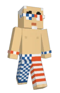 Front of Seraye's skin