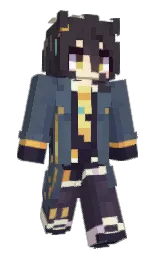 river bed and thunder Minecraft skin — Slim model