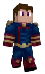 midnight and burnt maroon Minecraft skin — Classic model — first worn by TheShadowYT