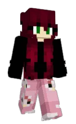 black and temptress Minecraft skin — Slim model — first worn by karolyna_
