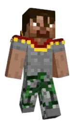 gray and boulder Minecraft skin — Classic model — first worn by Catsofcats