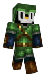 Pingitech's Minecraft skin wearing the Common cape