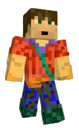 PingFox's Minecraft skin wearing the Migrator cape