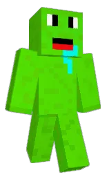 bright green and limeade Minecraft skin — Classic model