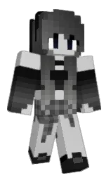 MelodyHarper's Minecraft skin wearing the Migrator cape