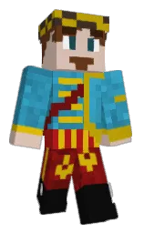 bone and cod gray Minecraft skin — Classic model — first worn by TheEnderPrince__