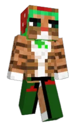 parsley and white Minecraft skin — Classic model