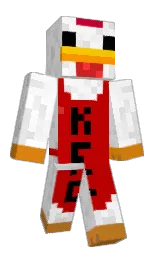 white and guardsman red Minecraft skin — Classic model