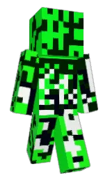 green and deep fir Minecraft skin — Classic model