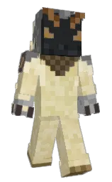 brandy and dove gray Minecraft skin — Slim model — first worn by goldkingattack