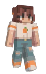 fruitista's Minecraft skin wearing the Pan cape