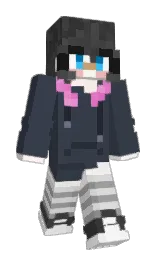 bright gray and soapstone Minecraft skin — Slim model — first worn by SrAkko_
